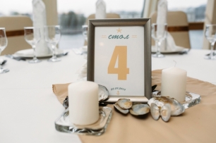 Нумерация столов для песочной свадьбы