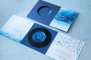 Свадебные приглашения на CD диске