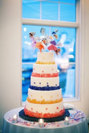 Свадебный торт с леденцами