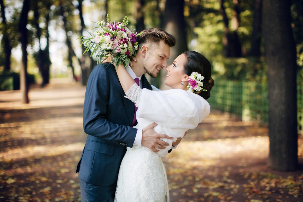 свадьба в Петербурге осенью