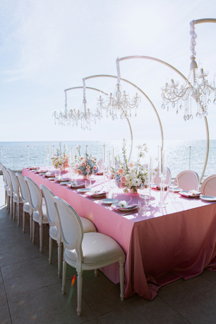 Свадебный ужин на море